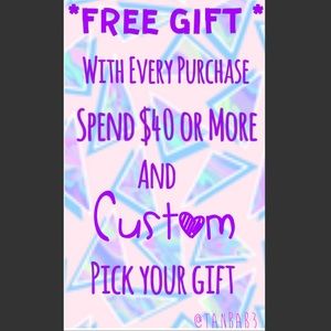 Extra goodies with every purchase